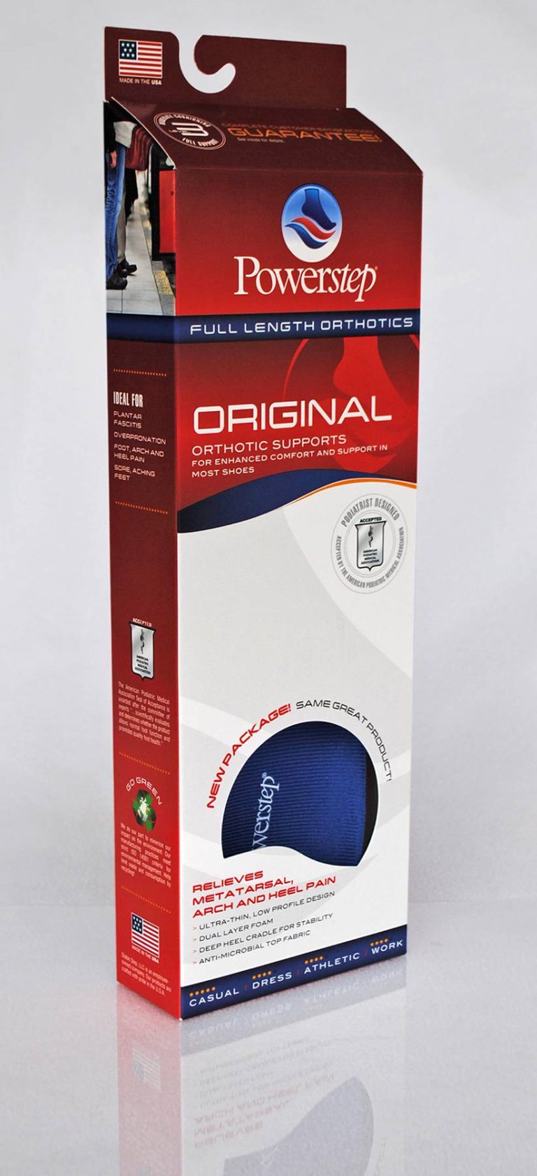 Powerstep Original Full Length Insoles MAG Orthotics