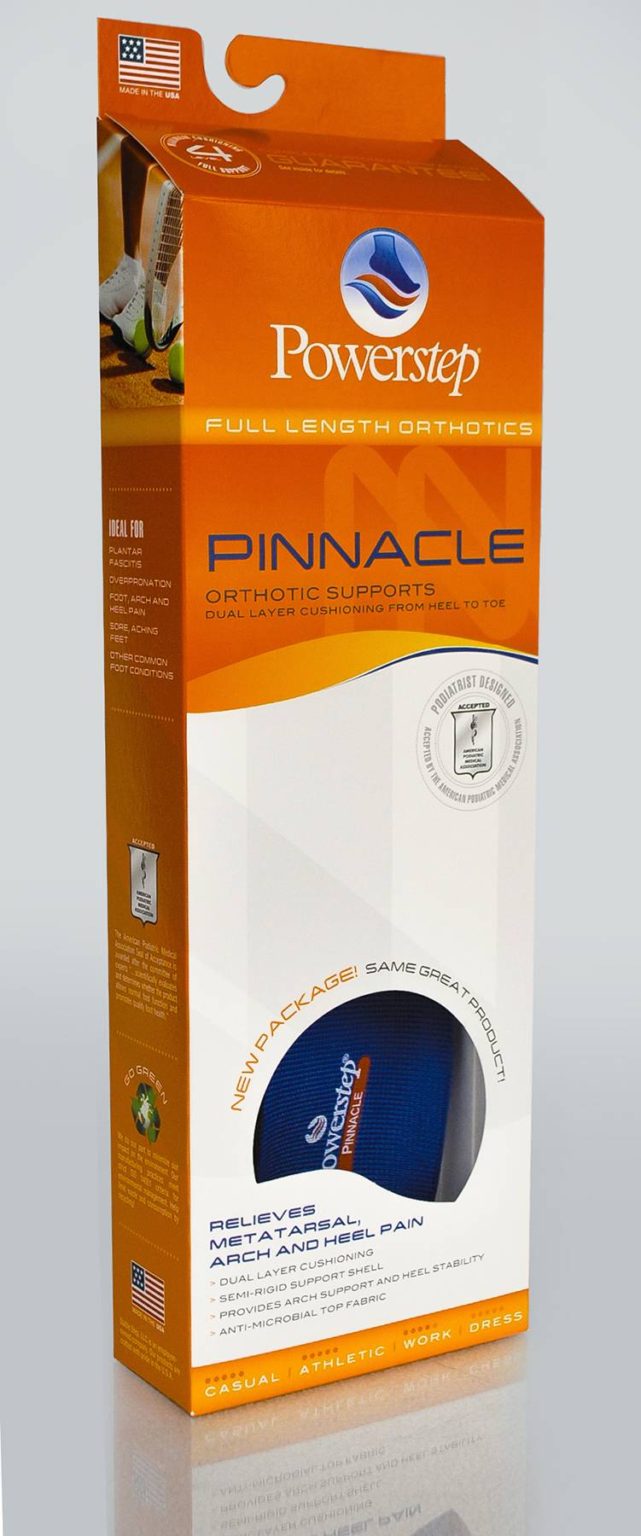 Powerstep Pinnacle Full Insoles MAG Orthotics